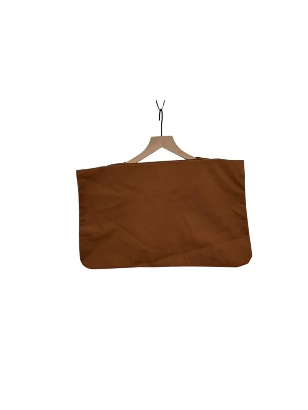 Louis Vuitton Brown Canvas Garment Bag With Gold Hardware & Zipper Closure